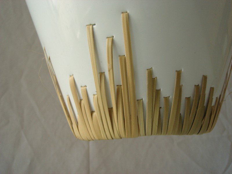 Lamp developed for the craftsman, palm leaf weaving (3)