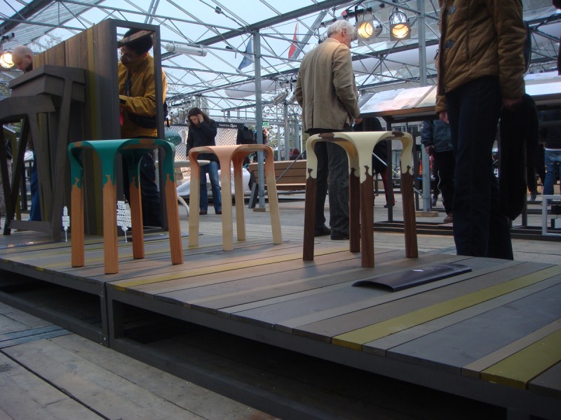 PlasticNature stools at Dutch Design Award exposition, nominated (4)