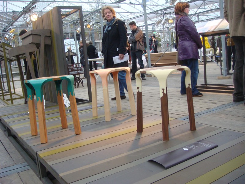 PlasticNature stools at Dutch Design Award exposition, nominated (6)